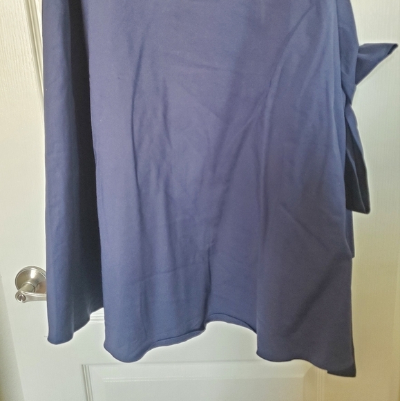 Modcloth Liza Luxe Navy Blue Masquerade Belted Shift Dress w/ Sequins, Size 1X - Picture 9 of 14